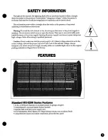 Preview for 9 page of Fender MX 5224 Owner'S Manual