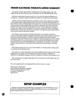 Preview for 46 page of Fender MX 5224 Owner'S Manual