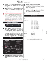 Preview for 35 page of Fender Passport Event Owner'S Manual