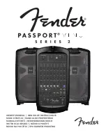 Fender PASSPORT VENUE Series 2 Owner'S Manual preview