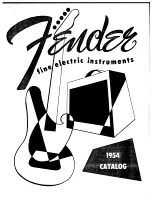 Fender Stratocaster Catalogue preview