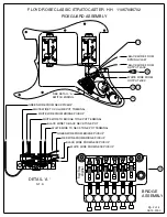 Preview for 1 page of Fender Stratocaster Wiring Diagram