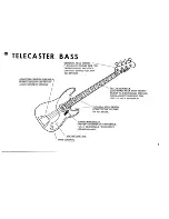 Preview for 3 page of Fender Telecaster Bass Owner'S Manual