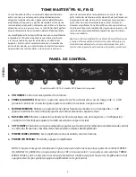 Preview for 4 page of Fender Tone Master FR Series Owner'S Manual