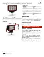 Preview for 4 page of Feniex AM900 Instruction Manual