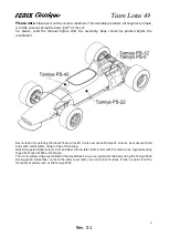 Preview for 3 page of Fenix Classique Team Lotus 49 Manual