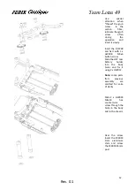 Preview for 12 page of Fenix Classique Team Lotus 49 Manual