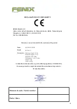 Preview for 3 page of Fenix ELV-150/5 Instructions Manual