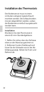 Preview for 40 page of Fenix Therm 105 Manual