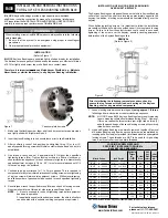 Preview for 8 page of Fenner Drives B-LOC B106 Installation & Removal Instructions