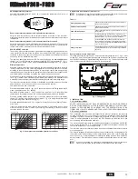 Preview for 13 page of Fer FERtech F 32 D Instructions For Use, Installation And Maintenance