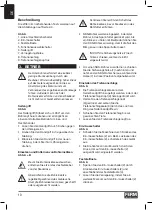 Preview for 10 page of Ferm Industrial HDM1038P Original Instructions Manual