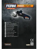 Ferm AGM1041 Original Instructions Manual preview