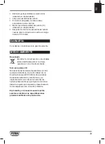 Preview for 23 page of Ferm BSM1024 Original Instructions Manual