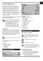 Preview for 3 page of Ferm FBH-850KN2 Original Instructions Manual