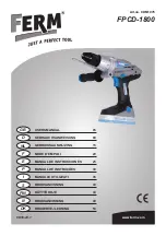 Preview for 1 page of Ferm FPCD-1800 User Manual