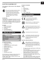 Preview for 3 page of Ferm SGM1001 Original Instructions Manual