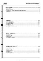 Preview for 4 page of ferolli BlueHelix ALPHA C Instructions For Use, Maintenance And Installation Manual