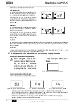 Preview for 6 page of ferolli BlueHelix ALPHA C Instructions For Use, Maintenance And Installation Manual