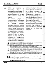 Preview for 227 page of ferolli BlueHelix ALPHA C Instructions For Use, Maintenance And Installation Manual