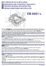 Ferport CB 8221 L Operating And Installation Instructions preview