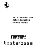 Preview for 103 page of Ferrari 1985 testarossa Owner'S Manual