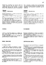 Preview for 48 page of Ferrari 308 GTB 1977 Owner'S Manual