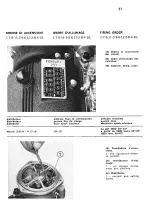 Preview for 61 page of Ferrari 330 GTC Operating, Maintenance And Service Handbook Manual