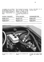 Preview for 84 page of Ferrari 330 GTC Operating, Maintenance And Service Handbook Manual