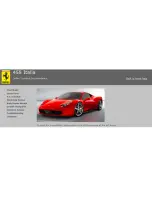 Ferrari 458 Italia Technical Documentation Manual preview