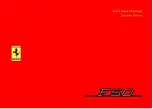 Preview for 1 page of Ferrari F50 Owner'S Manual