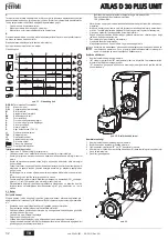 Preview for 32 page of Ferroli ATLAS D 30 PLUS UNIT Instructions For Use, Installation And Maintenence