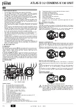 Preview for 16 page of Ferroli ATLAS D 32 CONDENS K130 UNIT Instructions For Use, Installation & Maintenance