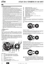 Preview for 56 page of Ferroli ATLAS D 32 CONDENS K130 UNIT Instructions For Use, Installation & Maintenance