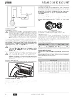 Preview for 6 page of Ferroli ATLAS D 37 K 130 UNIT Instructions For Use, Installation And Maintenance