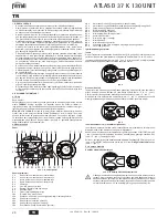 Preview for 28 page of Ferroli ATLAS D 37 K 130 UNIT Instructions For Use, Installation And Maintenance