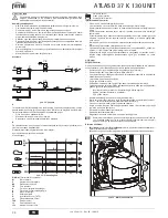 Preview for 34 page of Ferroli ATLAS D 37 K 130 UNIT Instructions For Use, Installation And Maintenance