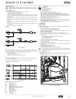 Preview for 45 page of Ferroli ATLAS D 37 K 130 UNIT Instructions For Use, Installation And Maintenance