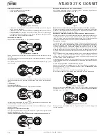 Preview for 52 page of Ferroli ATLAS D 37 K 130 UNIT Instructions For Use, Installation And Maintenance