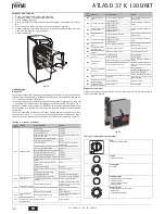 Preview for 58 page of Ferroli ATLAS D 37 K 130 UNIT Instructions For Use, Installation And Maintenance