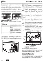 Preview for 40 page of Ferroli BLUEHELIX 25/32 K 50 Instructions For Use, Installation And Maintenance