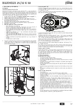 Preview for 67 page of Ferroli BLUEHELIX 25/32 K 50 Instructions For Use, Installation And Maintenance