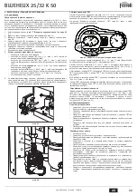 Preview for 89 page of Ferroli BLUEHELIX 25/32 K 50 Instructions For Use, Installation And Maintenance