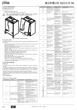 Preview for 90 page of Ferroli BLUEHELIX 25/32 K 50 Instructions For Use, Installation And Maintenance