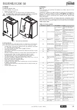 Preview for 37 page of Ferroli BLUEHELIX 25 K 50 Instructions For Use, Installation And Maintenance