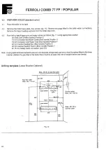 Preview for 21 page of Ferroli Combi 77 FF User Instructions