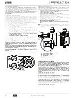 Preview for 6 page of Ferroli DIVAPROJECT F24 Instructions For Use, Installation And Maintenance