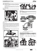 Preview for 15 page of Ferroli DIVAPROJECT F24 Instructions For Use, Installation And Maintenance