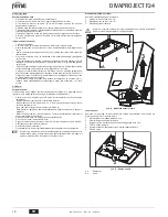 Preview for 18 page of Ferroli DIVAPROJECT F24 Instructions For Use, Installation And Maintenance