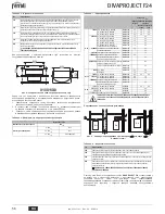 Preview for 56 page of Ferroli DIVAPROJECT F24 Instructions For Use, Installation And Maintenance